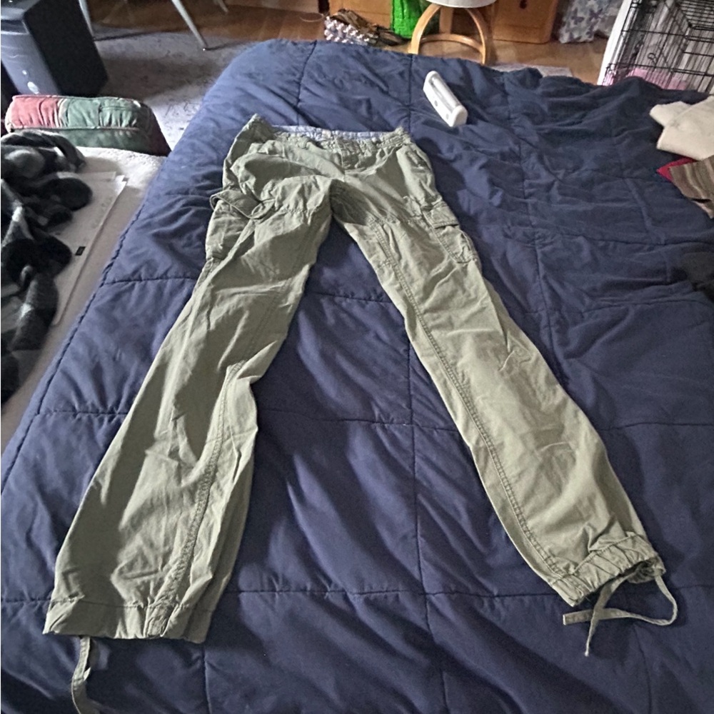 Green pants